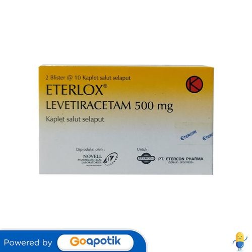 Eterlox 500 Mg Box 20 Kaplet