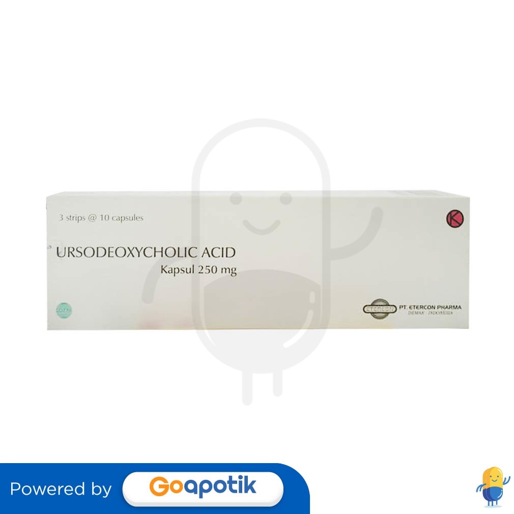 Ursodeoxycholic Acid Etercon 250 Mg Box 30 Kapsul