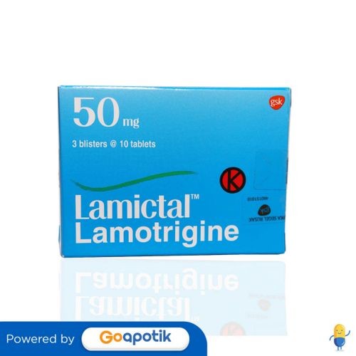 Lamictal 50 Mg Box 30 Tablet