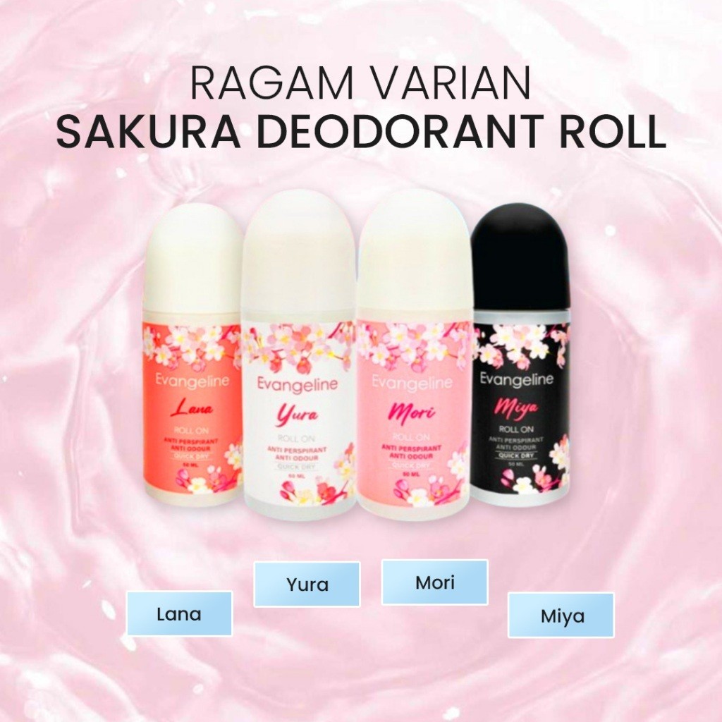 EVANGELINE SAKURA DEODORANT ROLL ON