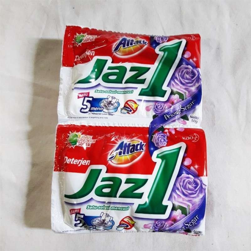 PAKET HEMAT Deterjen Attack Jazz 1 Renceng 6 pcs /