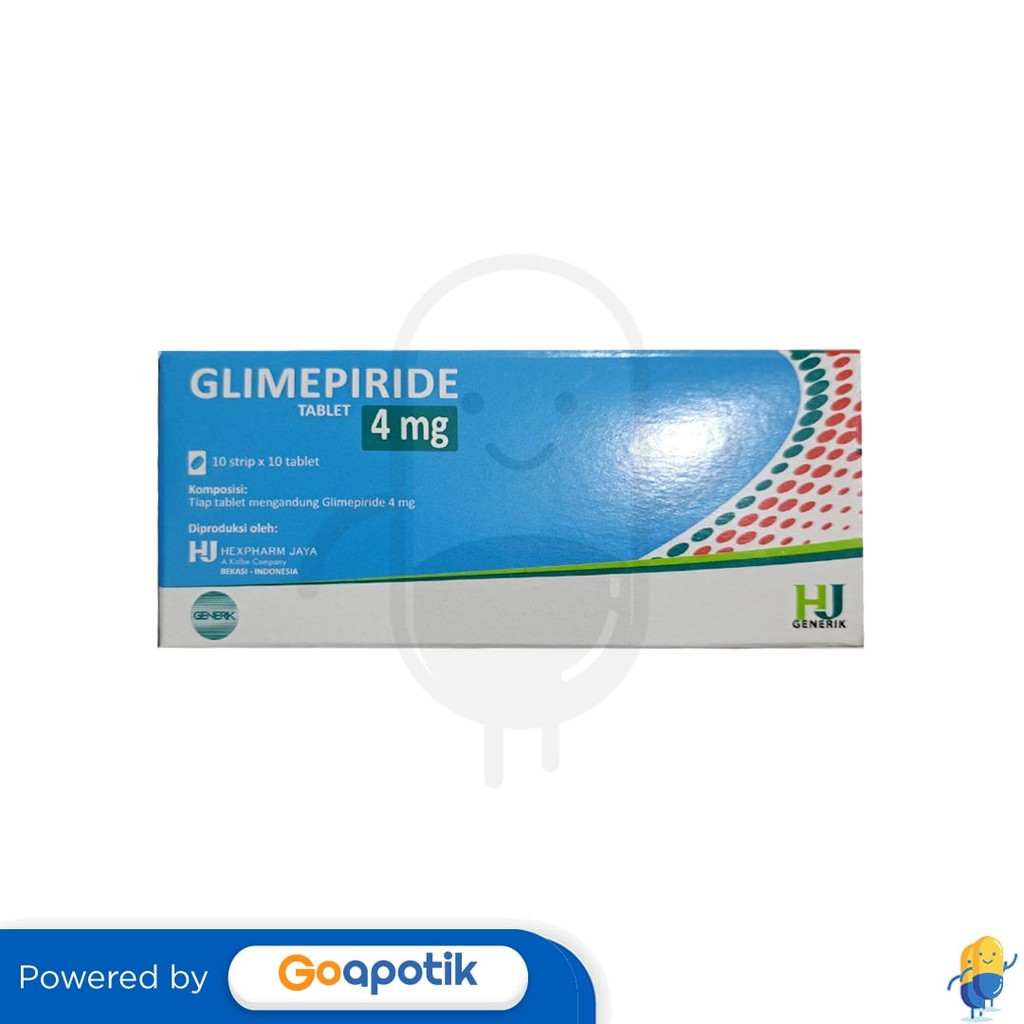 Glimepiride Hexpharm 4 Mg Box 100 Tablet
