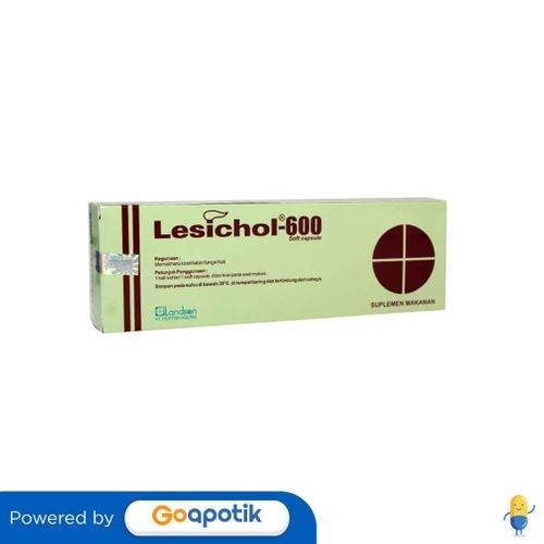 Lesichol 600 Mg Box 30 Kapsul