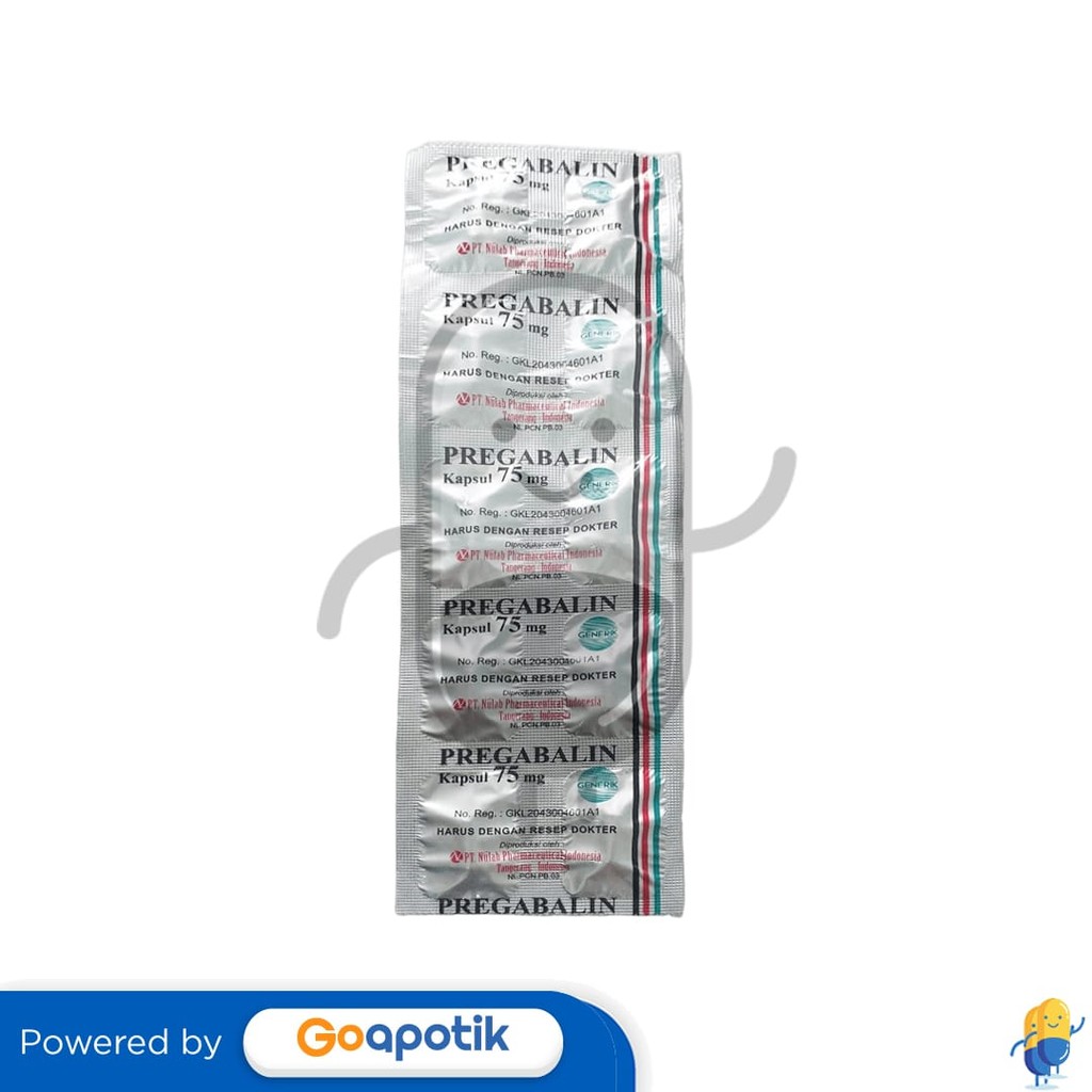 Pregabalin Nulab 75 Mg Strip 10 Kapsul