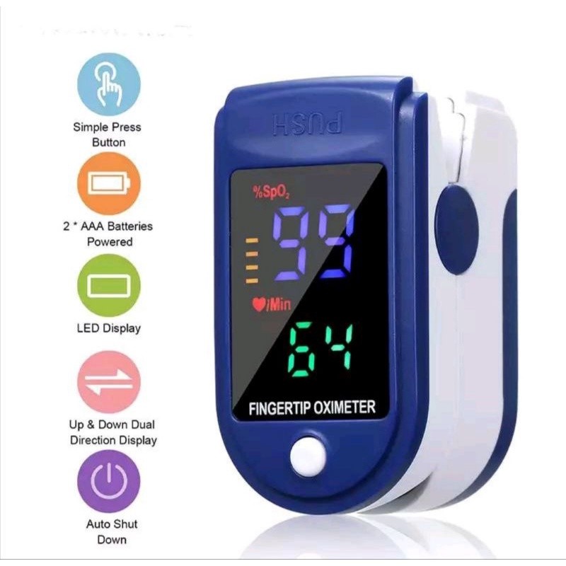 KSM Fingertip pulse oxymeter LCD Colour P2000