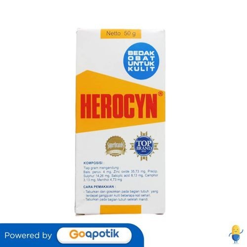 Herocyn Bedak Dewasa 85 Gram Botol