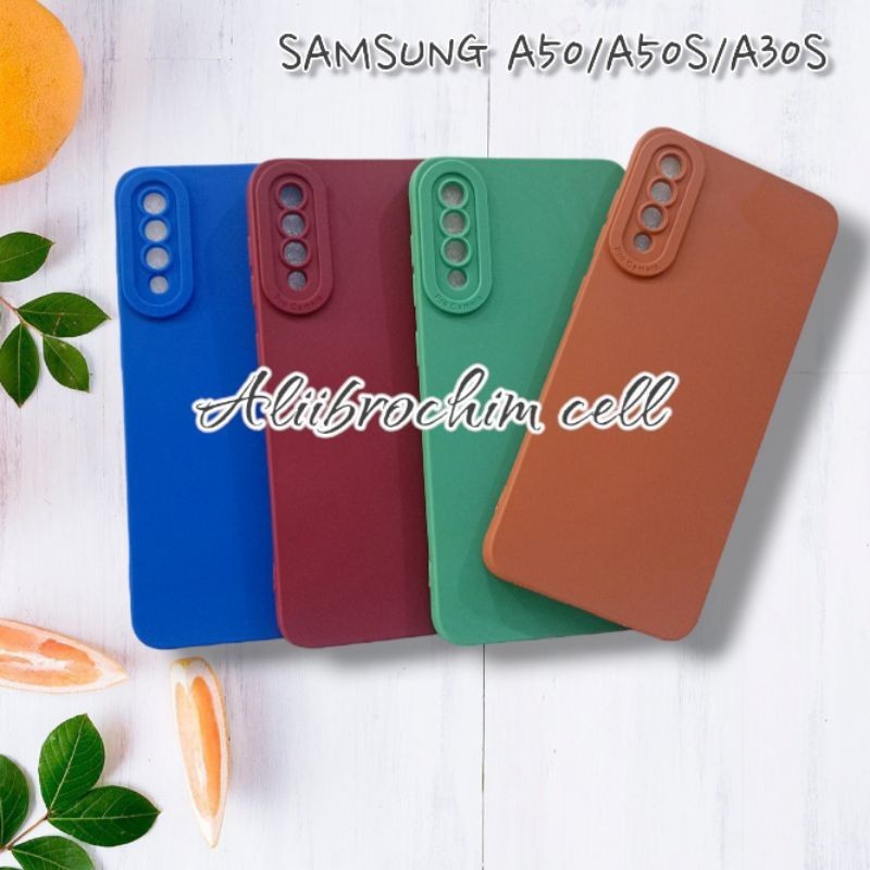Casing Case Samsung A50/A50s/A30s Softcase Macaron Pro Camera Original TPU