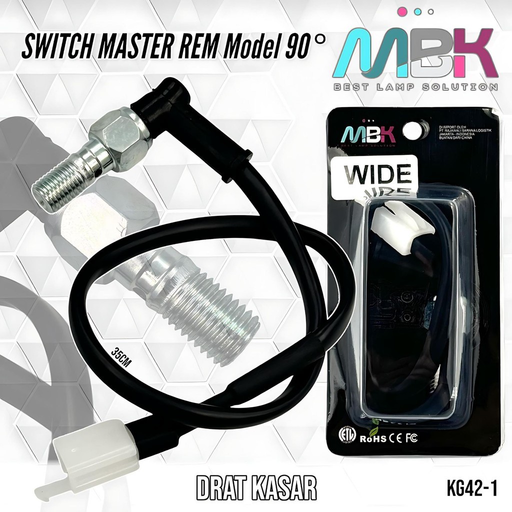Baru! Kabel Sensor Switch Master Rem Motor Model 90 Derajat Universal
