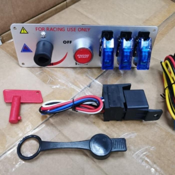 saklar. toggle switch. engine start button plus cut off