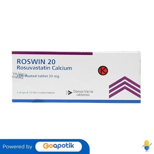 Roswin 20 Mg Box 30 Tablet
