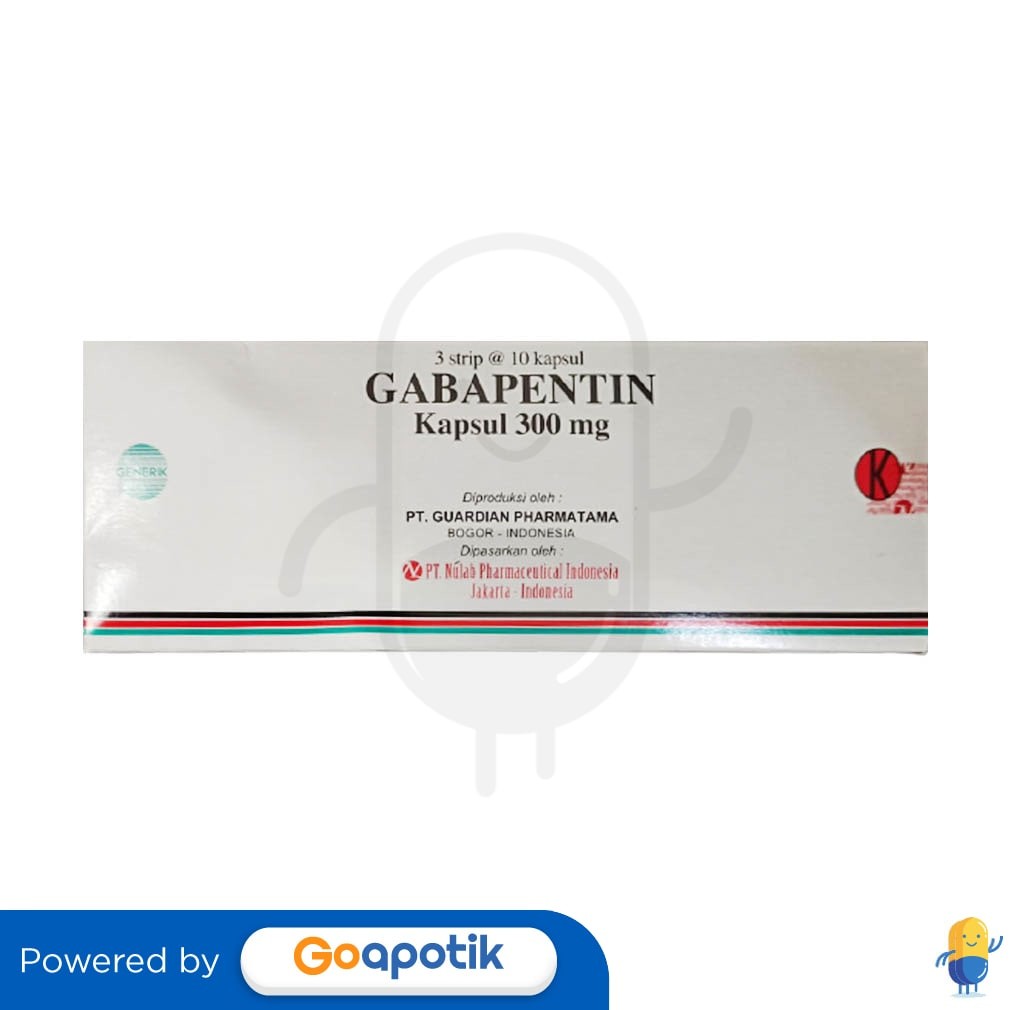 Gabapentin Nulab 300 Mg Box 30 Kapsul
