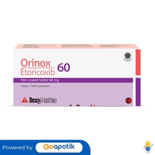 Orinox 60 Mg Box 30 Tablet