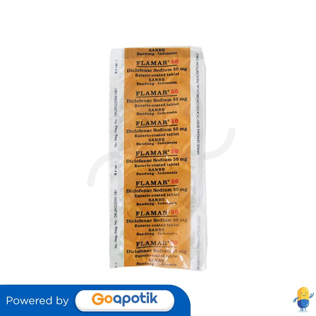 Flamar 50 Mg Strip 10 Tablet