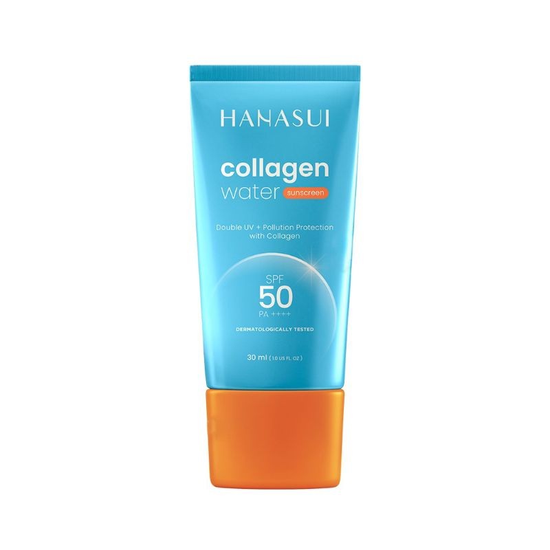 Hanasui Collagen water suncreen 30ml Murah
