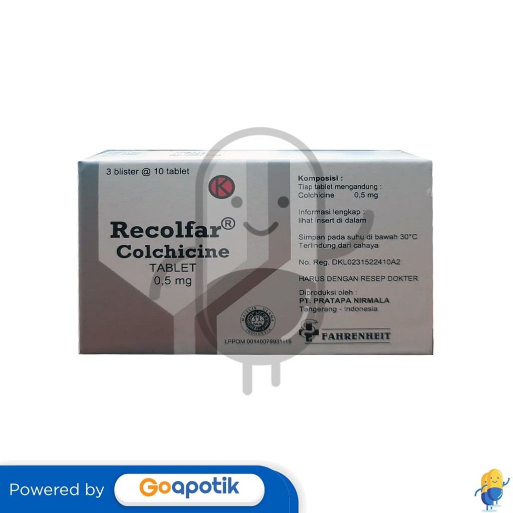 Recolfar 0.5 Mg Box 30 Tablet