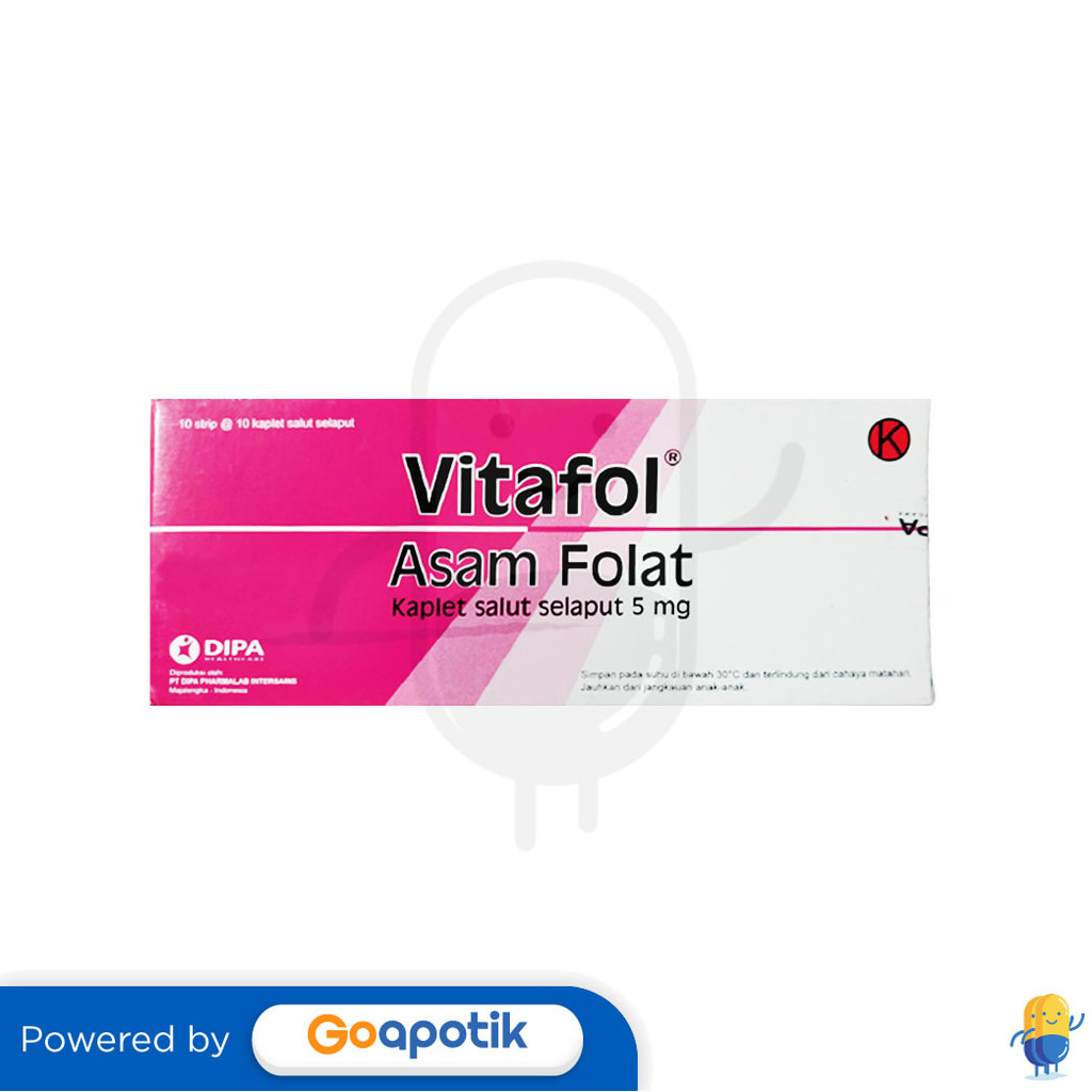 Vitafol 5 Mg Box 100 Kaplet