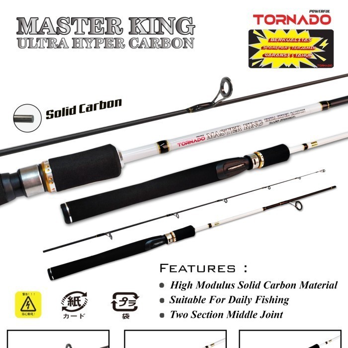 JORAN TORNADO MASTER KING CARBON SOLID TIP - 402 130cm