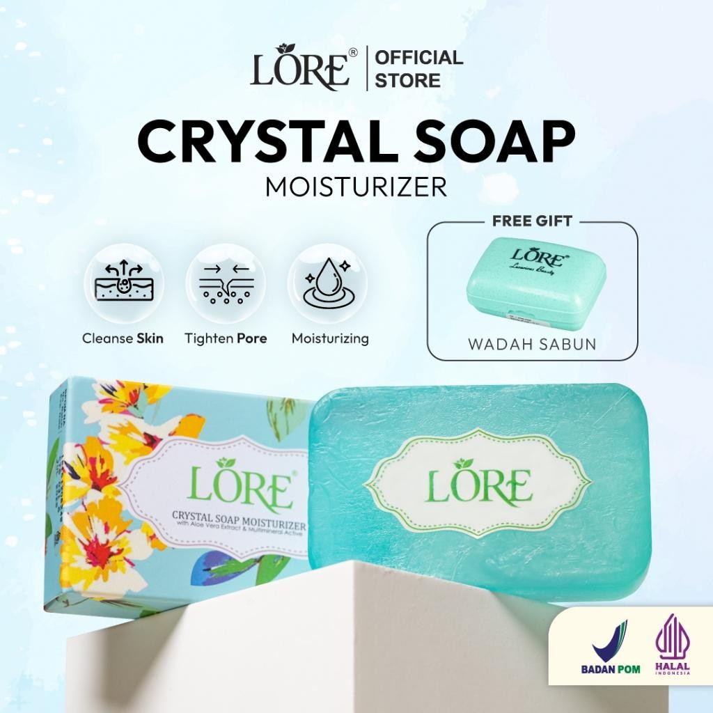LORE Crystal Soap Moisturizer - 80 gr