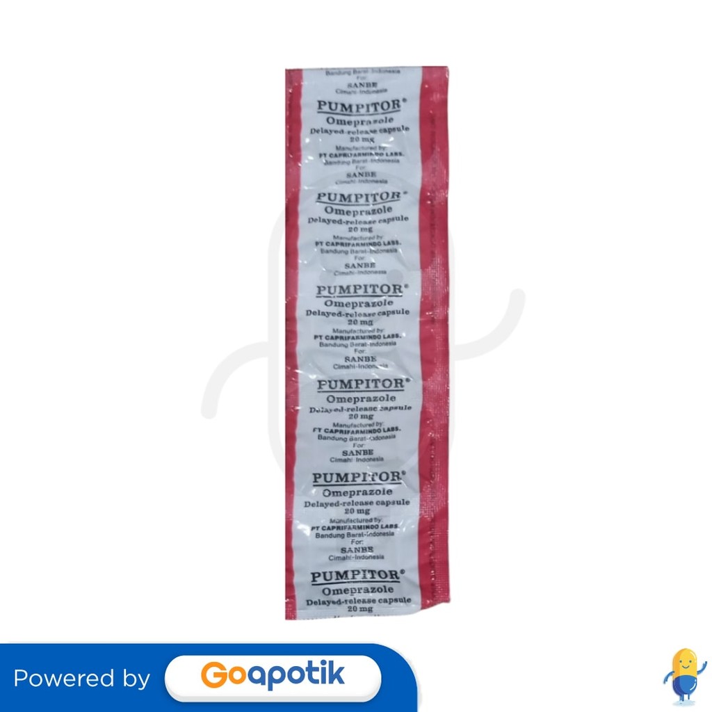Pumpitor 20 Mg Strip 10 Kapsul