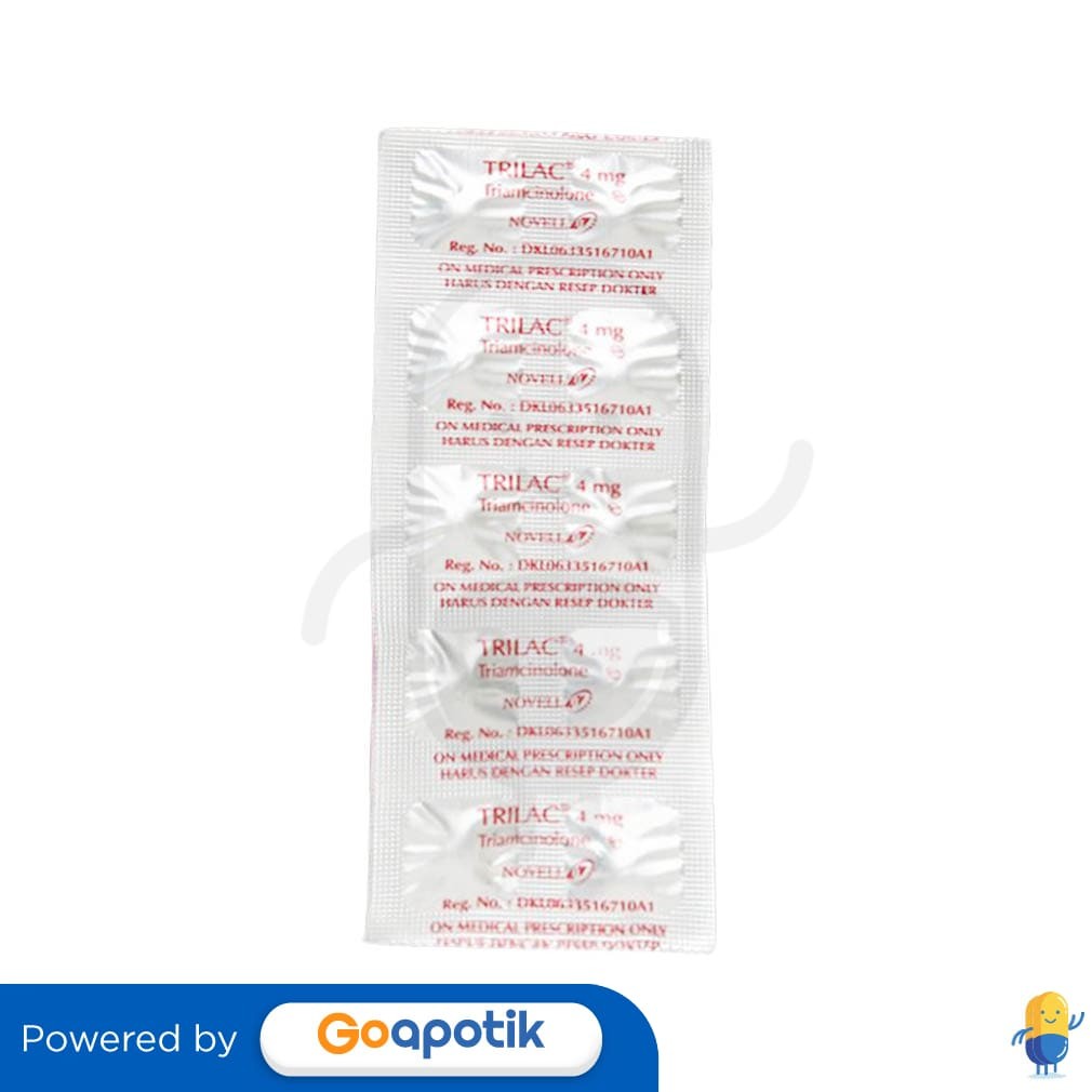 Trilac 4 Mg Strip 10 Tablet