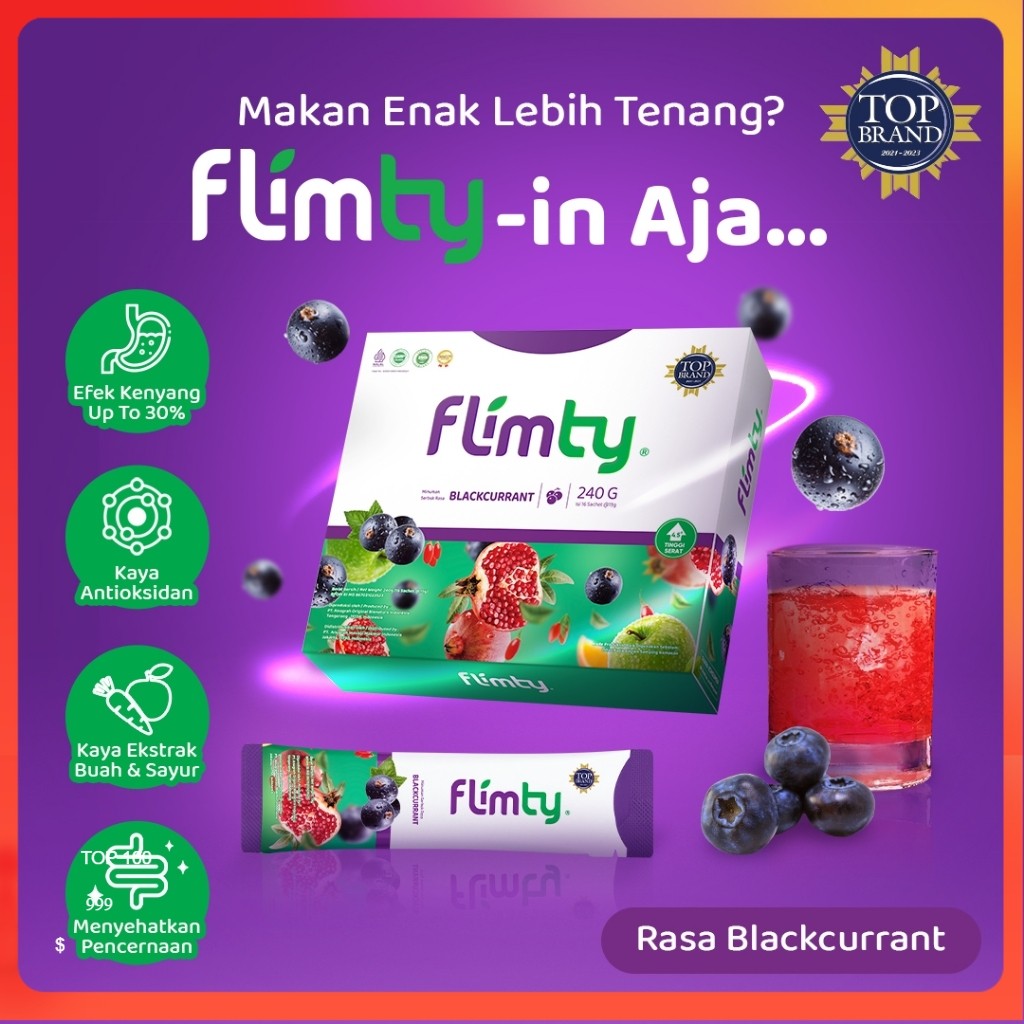 Flimty Fiber 1 Box (16 sachet) Ruby soho store