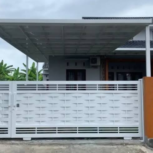 pagar minimalis ceating lasear