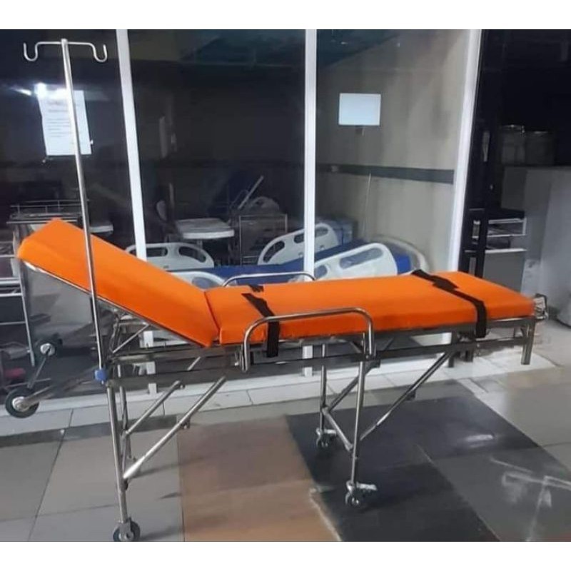 Strecher ambulance stainless + matras
