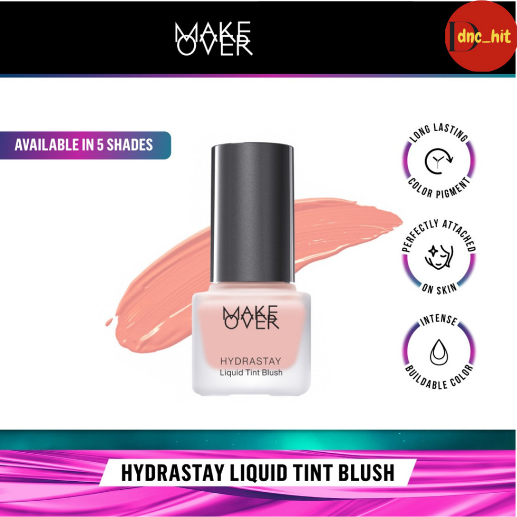 MAKE OVER Hydrastay Liquid Tint Blush - Blush on intense blendable