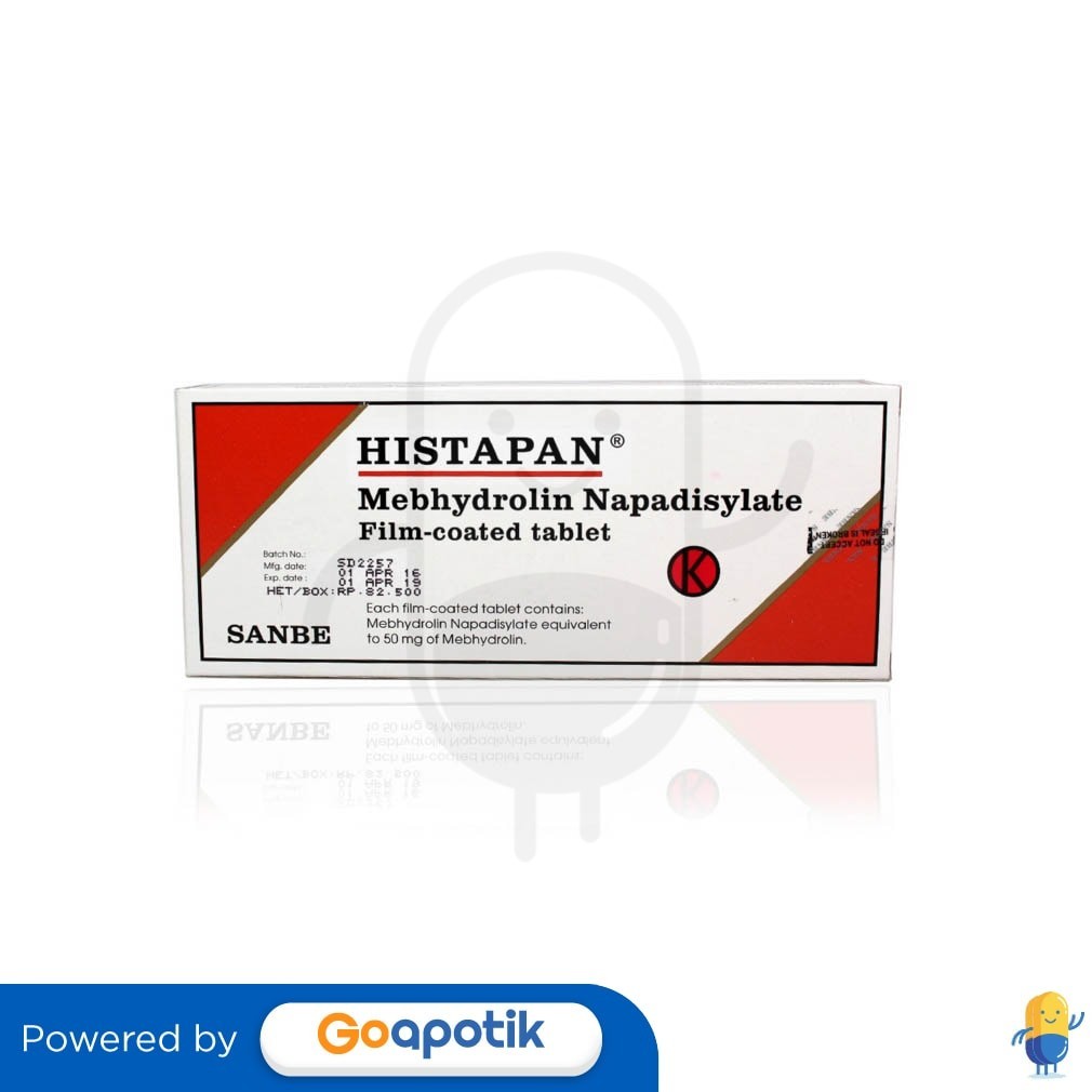 Histapan 50 Mg Box 100 Tablet