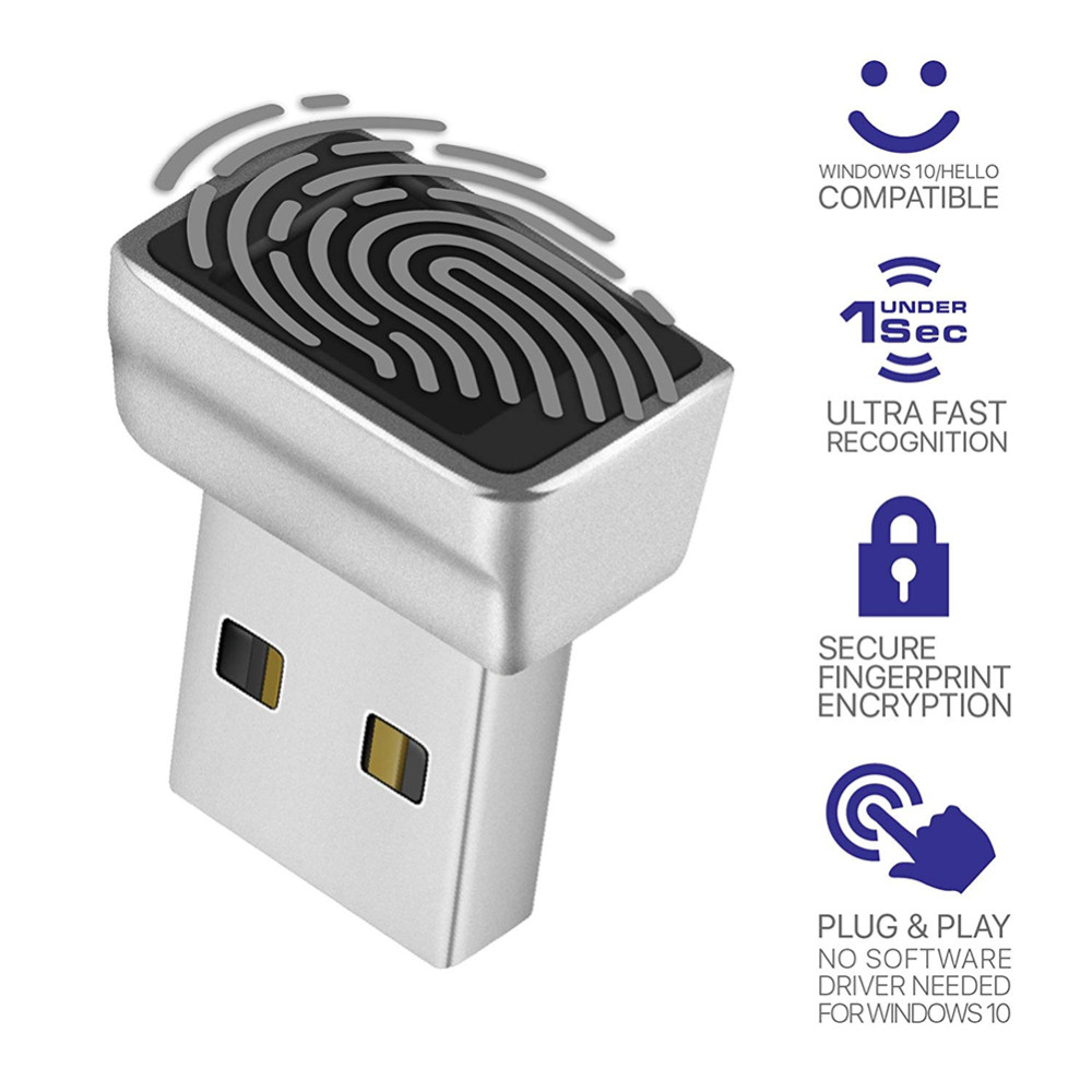 TEC Security Fingerprint Scanner Reader Sidik Jari Login USB - U7