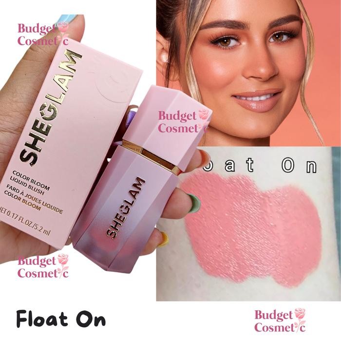 blush matte SHEGLAM COLOR BLOOM LIQUID BLUSH - Float on