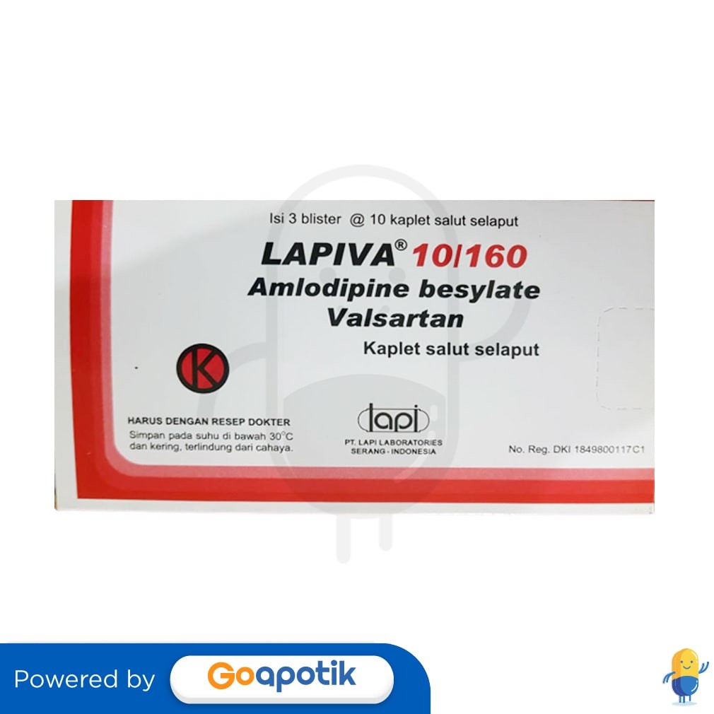 Lapiva 10/160 Mg Box 30 Tablet
