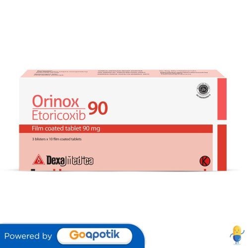 Orinox 90 Mg Box 30 Tablet