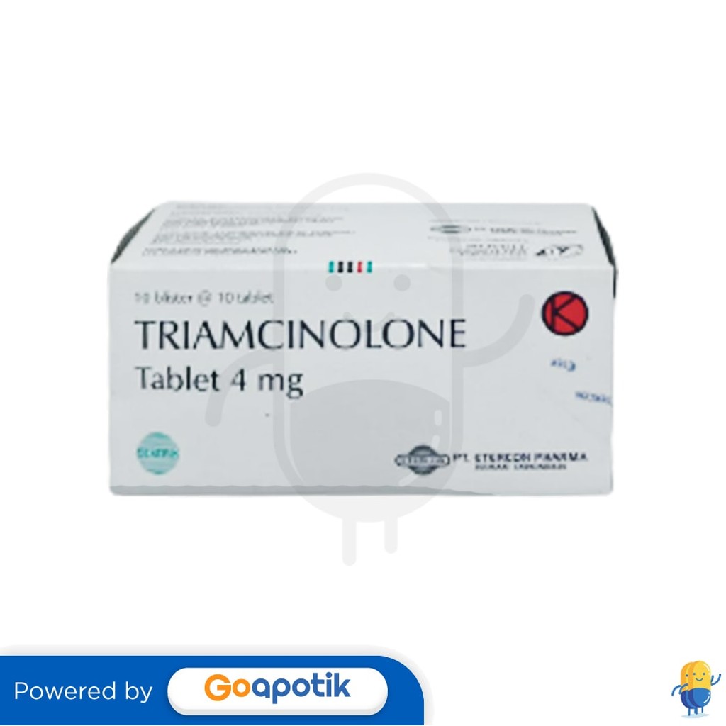 Triamcinolone Etercon 4 Mg Box 100 Tablet