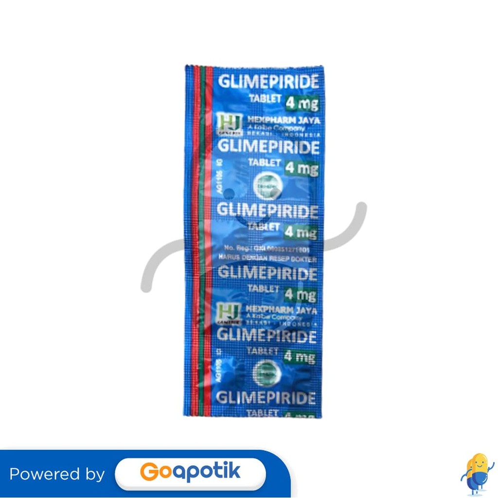 Glimepiride Hexpharm 4 Mg Strip 10 Tablet