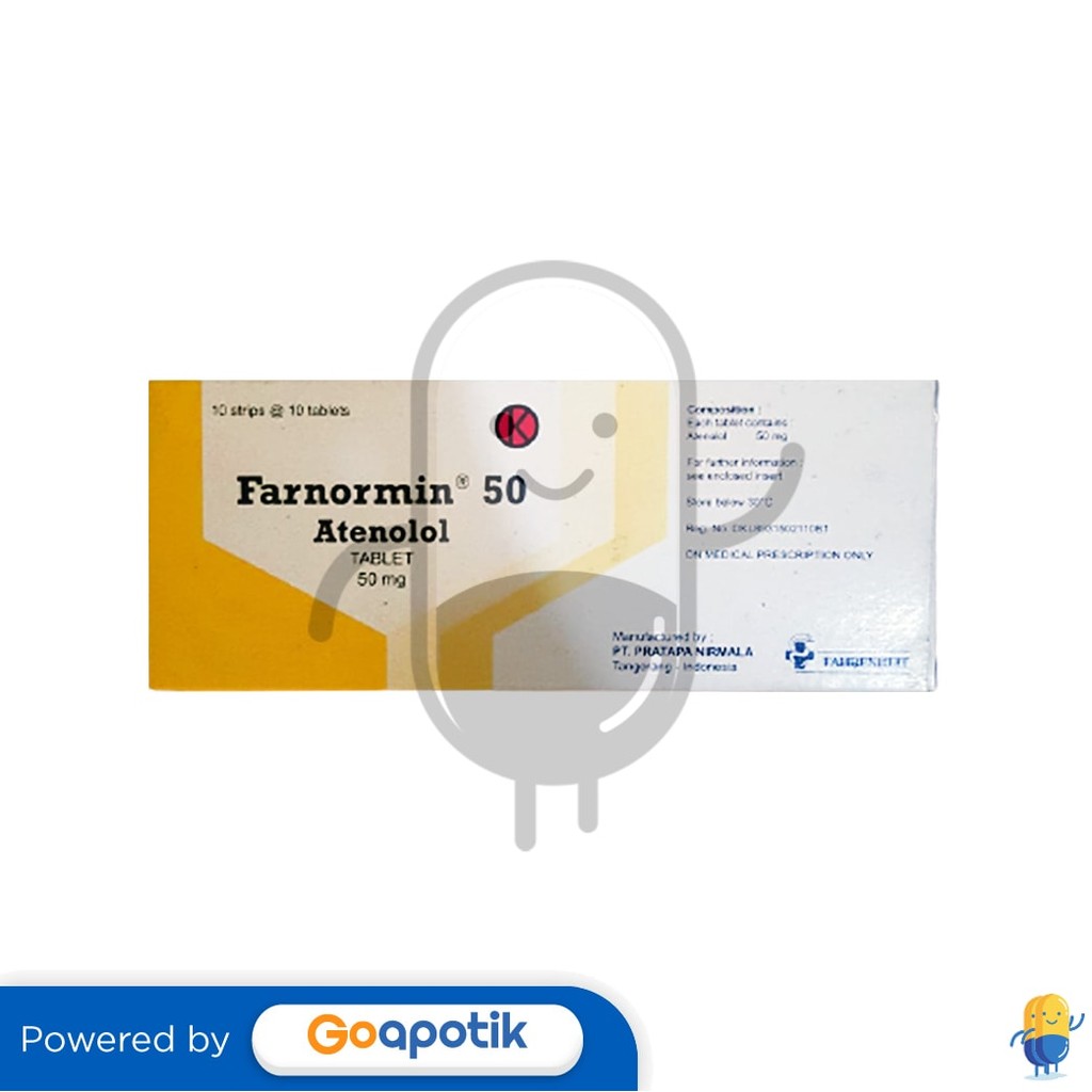 Farnormin 50 Mg Box 100 Tablet