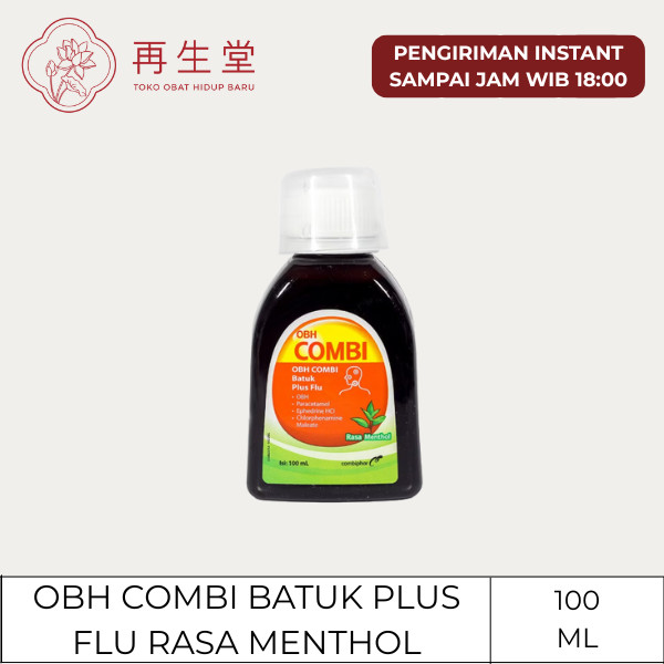 OBH COMBI BATUK PLUS FLU RASA MENTHOL 100 ML