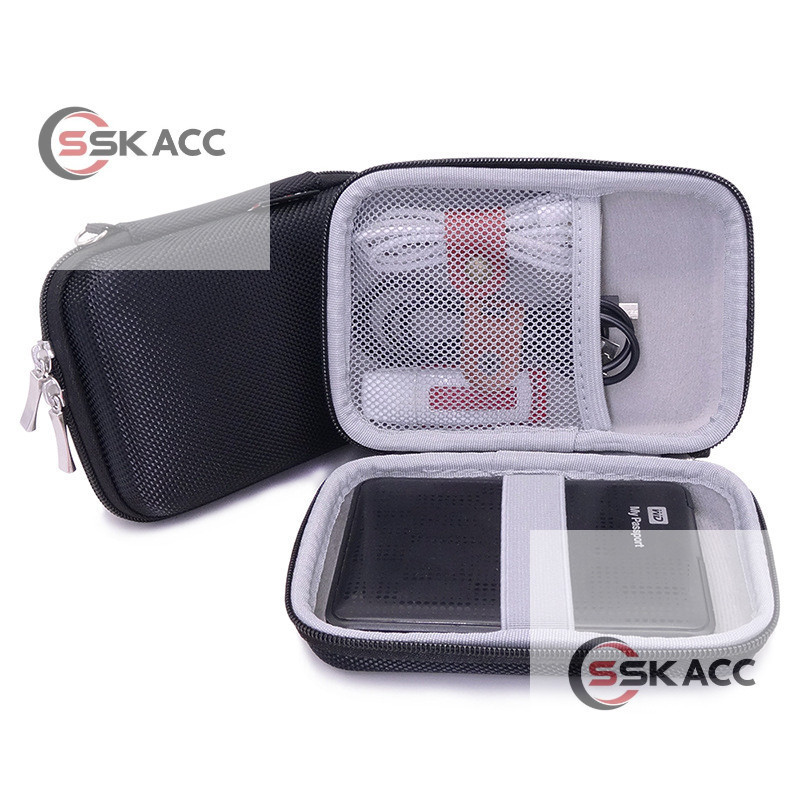 Casing Hardisk External + Hardcase  / HDD / Ssd external case 2.5 sata + Dompet hardcase -KOMPUTER