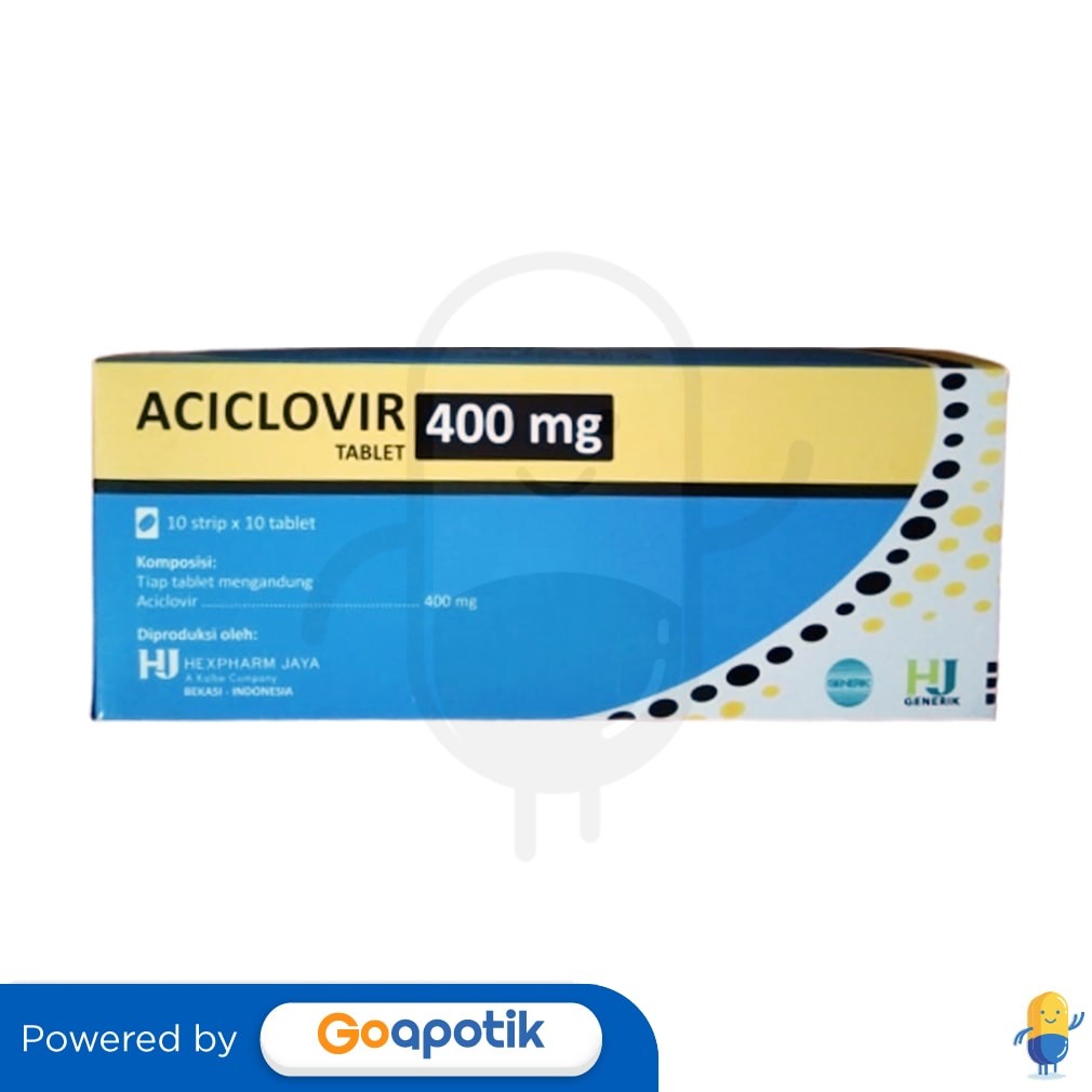 Aciclovir Hexpharm 400 Mg Box 100 Tablet