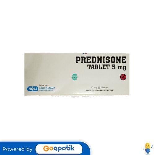 Prednisone Holi 5 Mg Box 100 Tablet