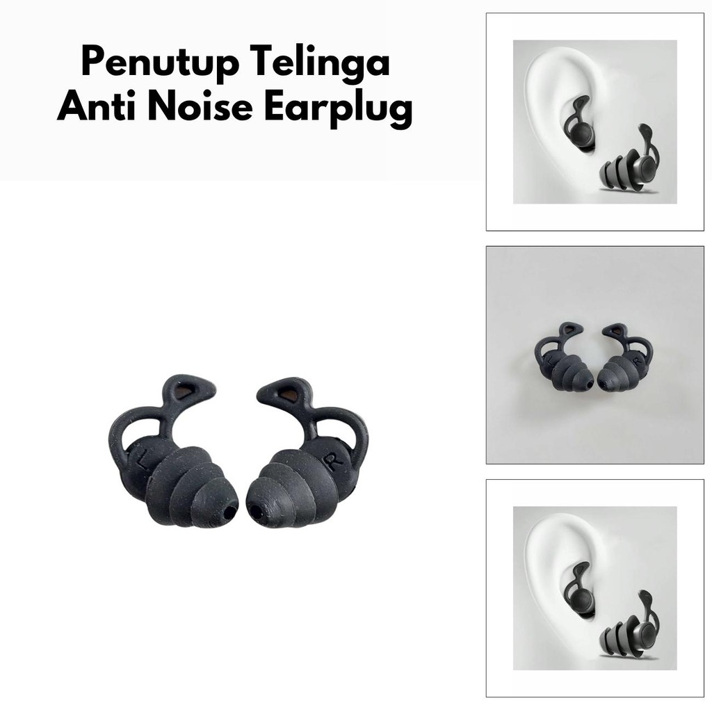 EXTM Penutup Telinga Earplug Noise Reduction Multi Layer PUTENO