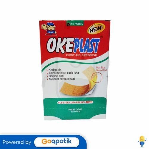 Oke Plast First Aid Dressing Plester 100'St