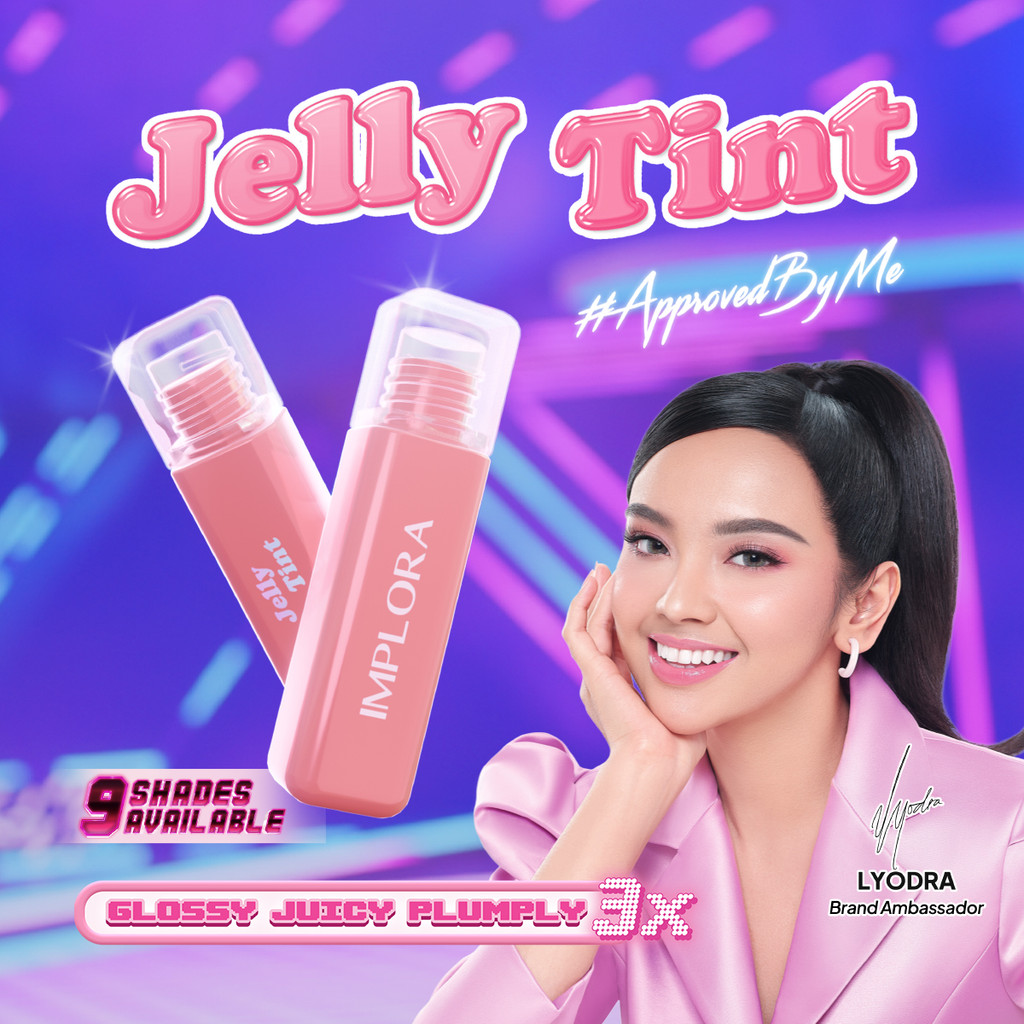 Implora Jelly Tint with Omega & Vit E Liptint Gloss