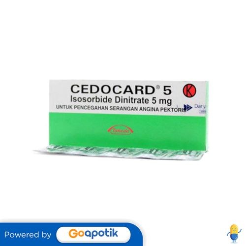 Cedocard 5 Mg Box 60 Tablet