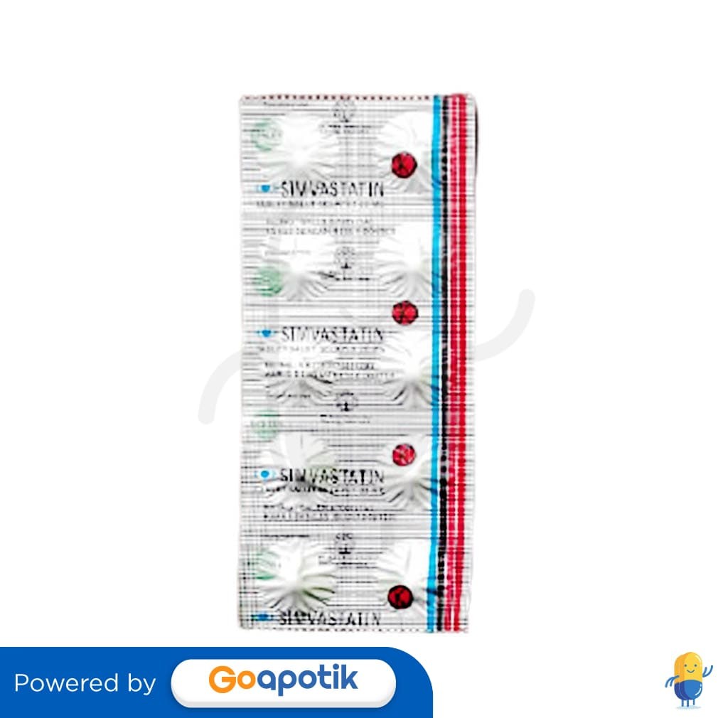 Simvastatin Mulia 20 Mg Strip 10 Tablet