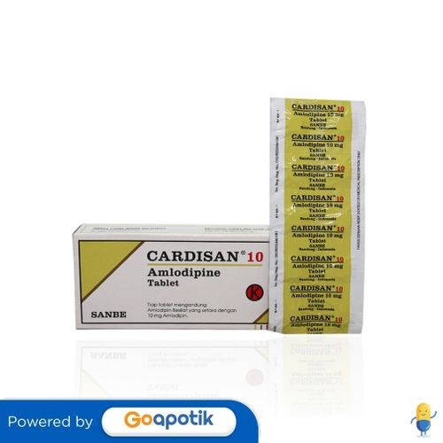 Cardisan 10 Mg Box 50 Tablet