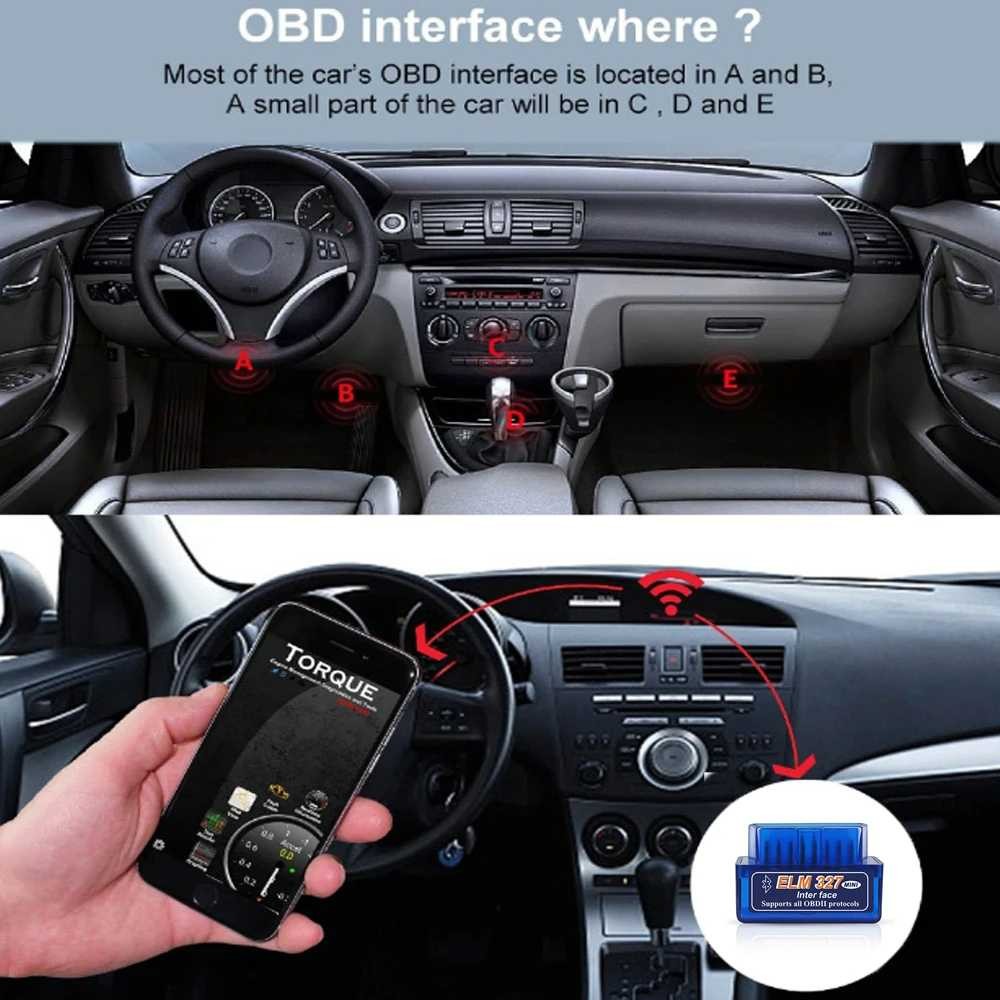Super MINI Bluetooth OBD2 V2.1 Automotive Test Tool - ELM327