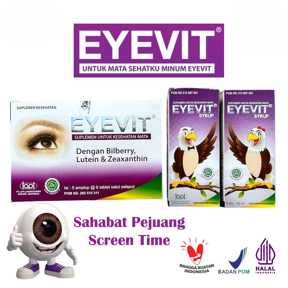 Eyevit sirup dan tablet Multivitamin Kesehatan Mata