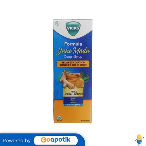 Vicks Formula Jahe Madu Botol 56 Ml