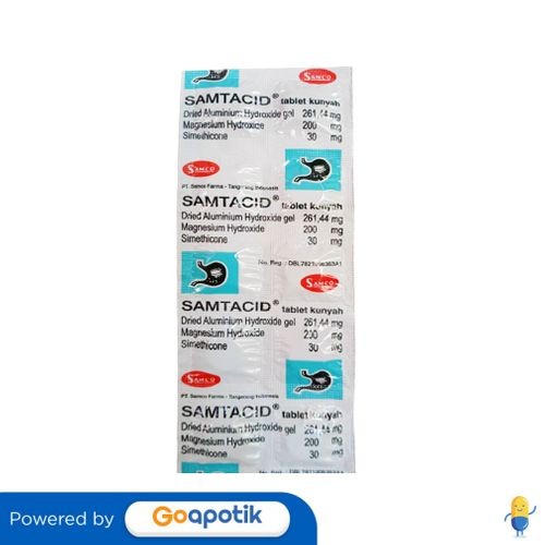 Samtacid Strip 10 Tablet Kunyah